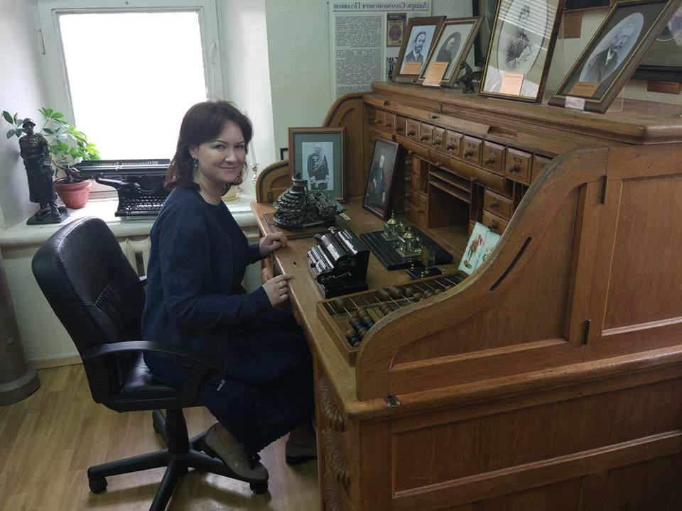 В гостях в нашем Музее Милена Тахировна Арсланова.